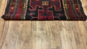 Perský vlněný koberec po klepání Kirby